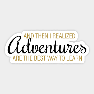 Adventures Sticker